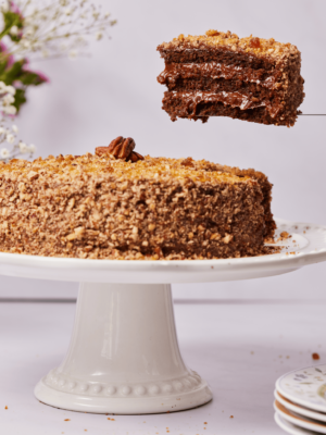 Turrón de Chocolate con Pecanas