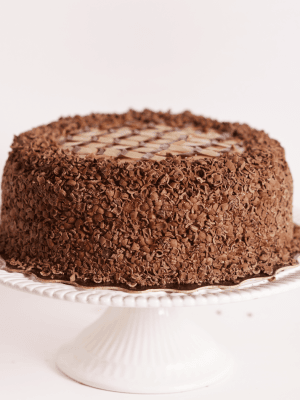 Torta de chocolate con pistacho