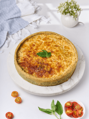 Quiche Caprese