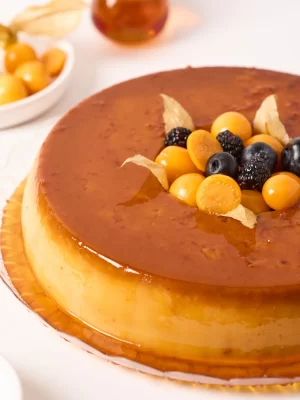 Tentación de Crema Volteada con Coco